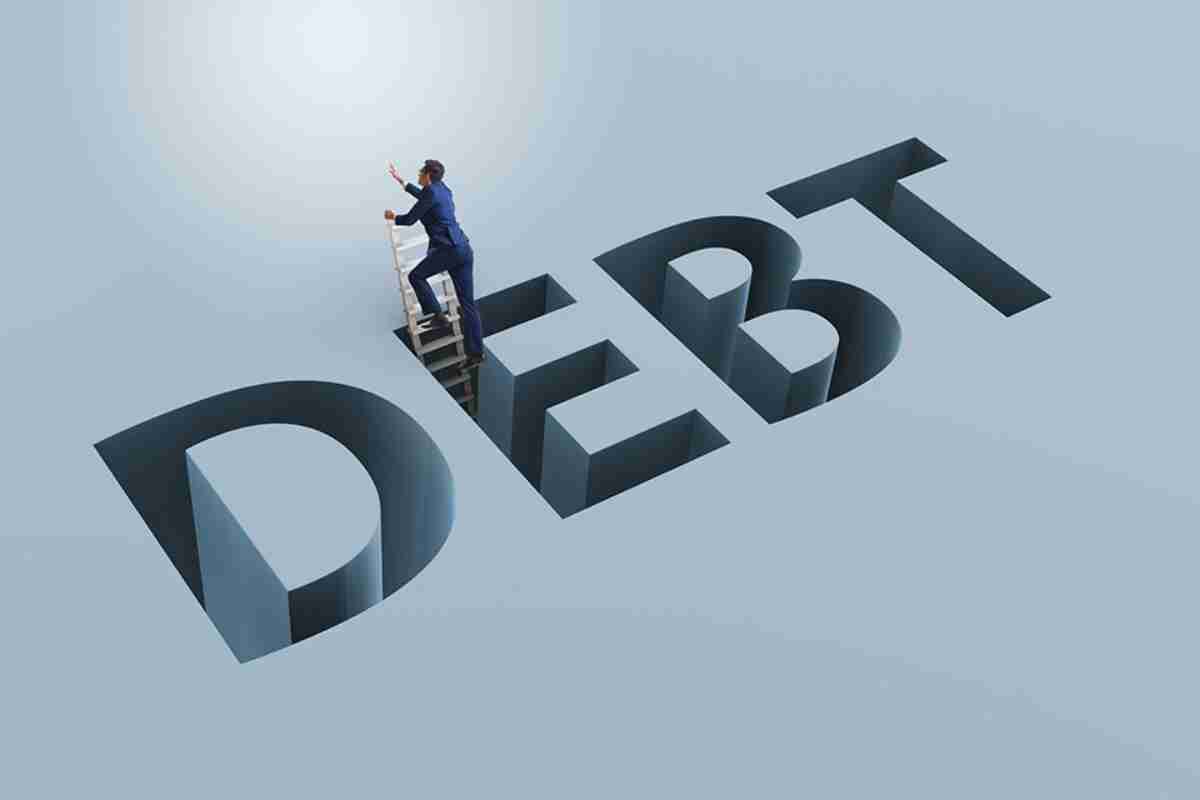 © Elnur - stock.adobe.com Schriftzug DEBT